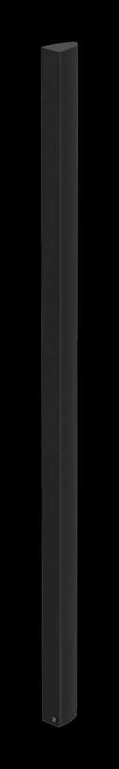 Tampak Render produk resmi KYRA24 (hitam) AUDAC KYRA24 — column speaker